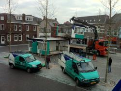 't Roojse Huus in aanbouw